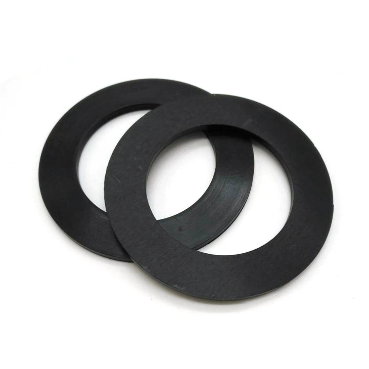 Black Flat Silicone Rubber Gasket Washers